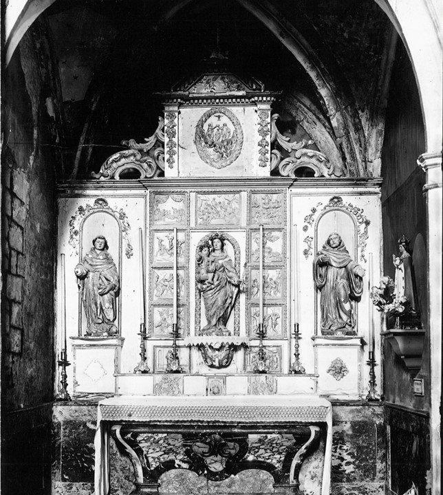Chapelle de la Vierge du Rosaire en 1954 