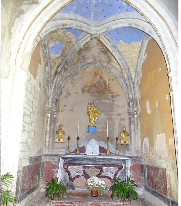 Chapelle de la Vierge du Rosaire actuellement